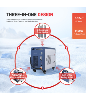 SFX 1400W Selbstgeneriertes Gas Luftgekühltes Laserschweißgerät ALW-1400 Hand-Metalllaserschweißgerät