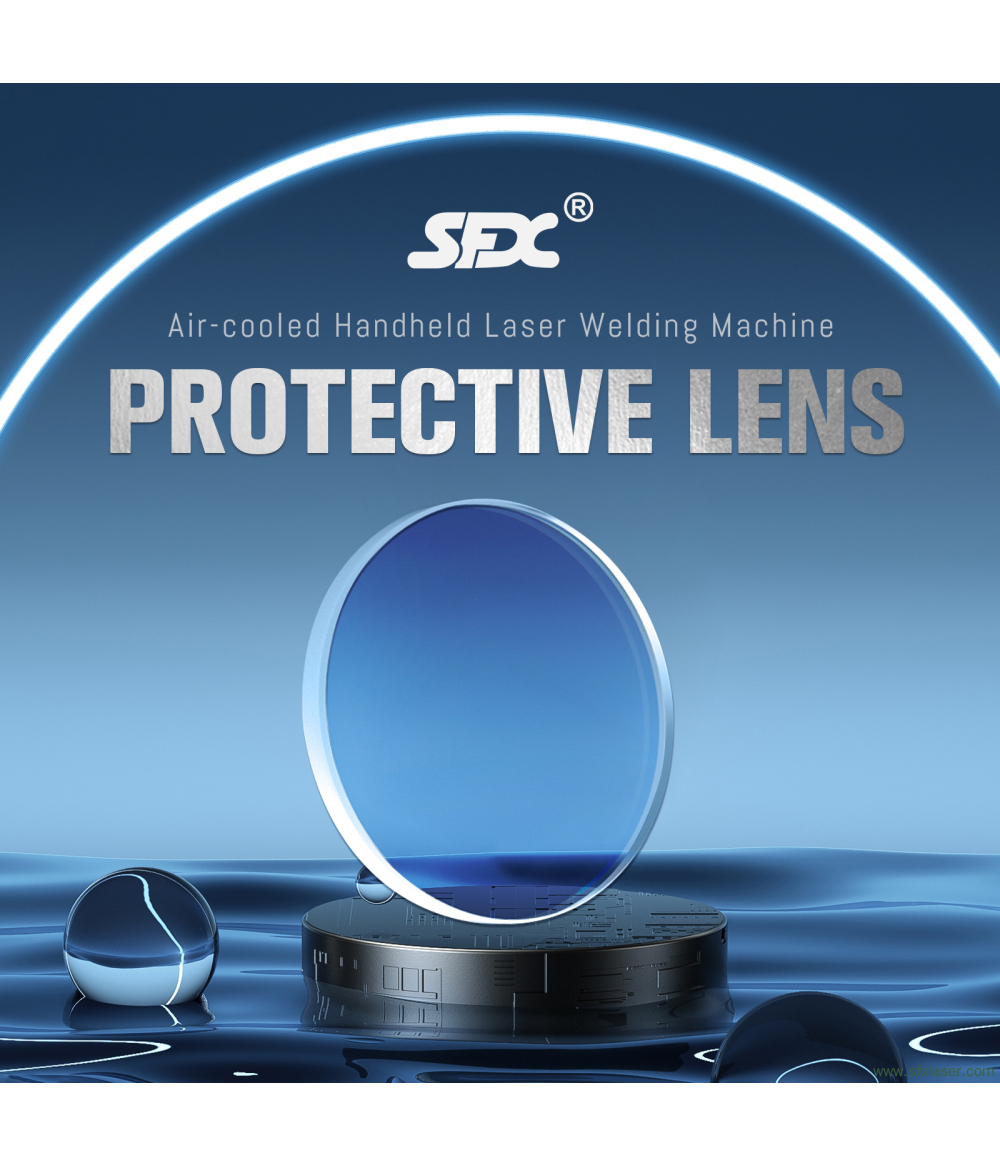 Lente protectora para máquina de soldadura láser portátil refrigerada por aire SFX Lente protectora para máquina de soldadura láser portátil refrigerada por aire SFX
