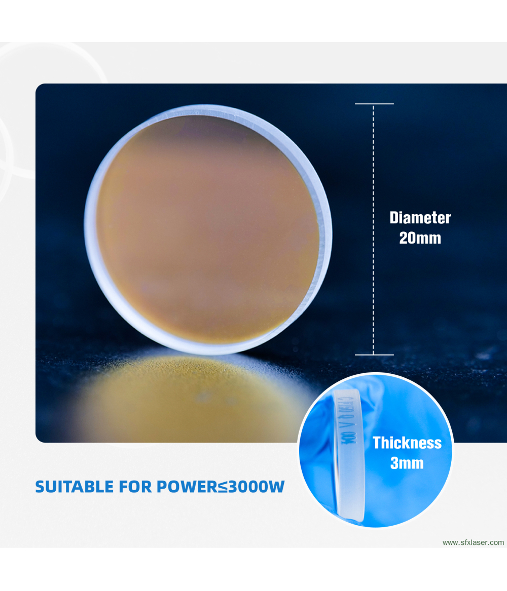 Lente protectora para máquina de soldadura láser portátil refrigerada por aire SFX Lente protectora para máquina de soldadura láser portátil refrigerada por aire SFX