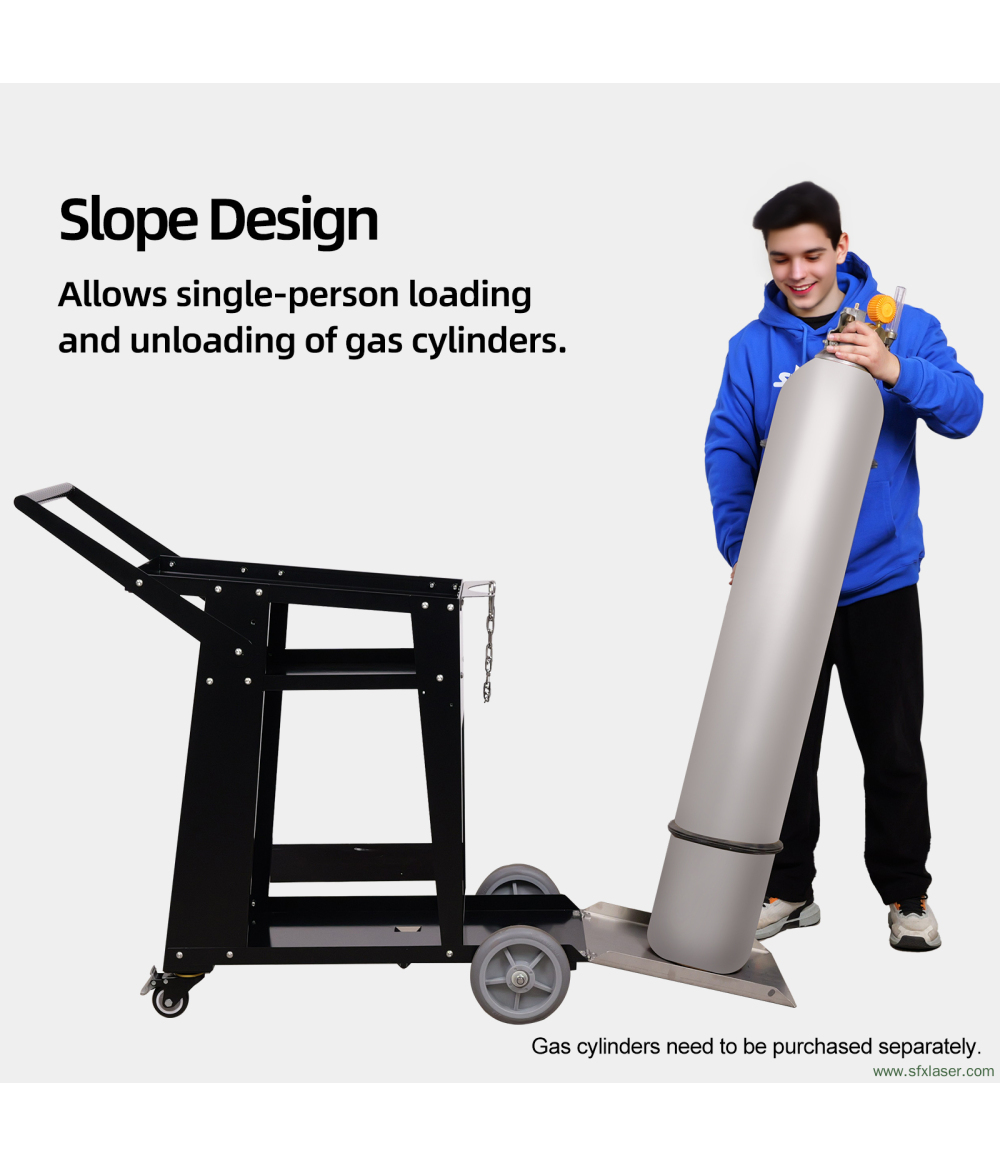 Máquina de soldadura láser refrigerada por aire SFX ALW-1200 Carro de soldadura láser portátil Máquina de soldadura láser refrigerada por aire SFX ALW-1200 Carro de soldadura láser portátil