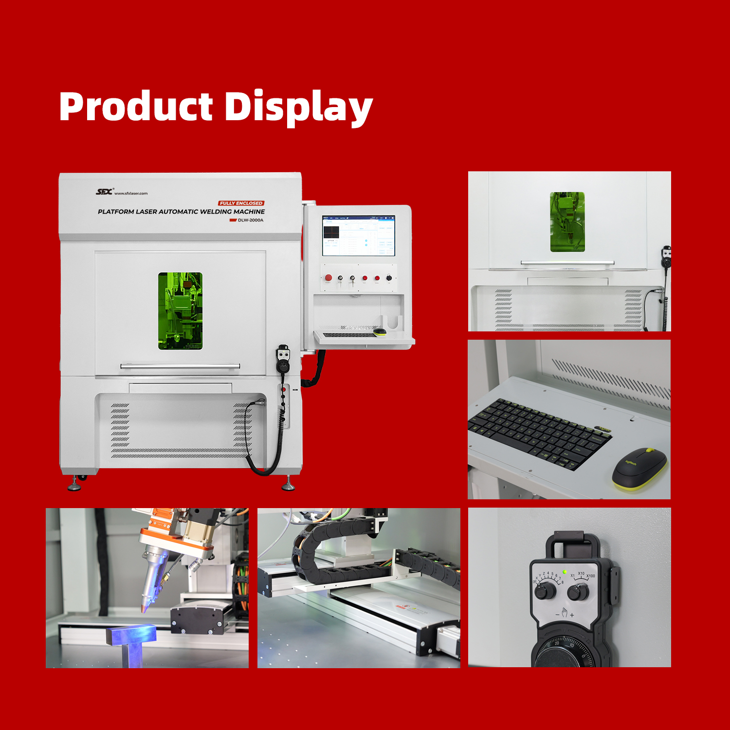 1500W 2000W 3000W Vollständig geschlossene Plattform Automatische Laserschweißmaschine Intelligenter Metall-Laserschweißer