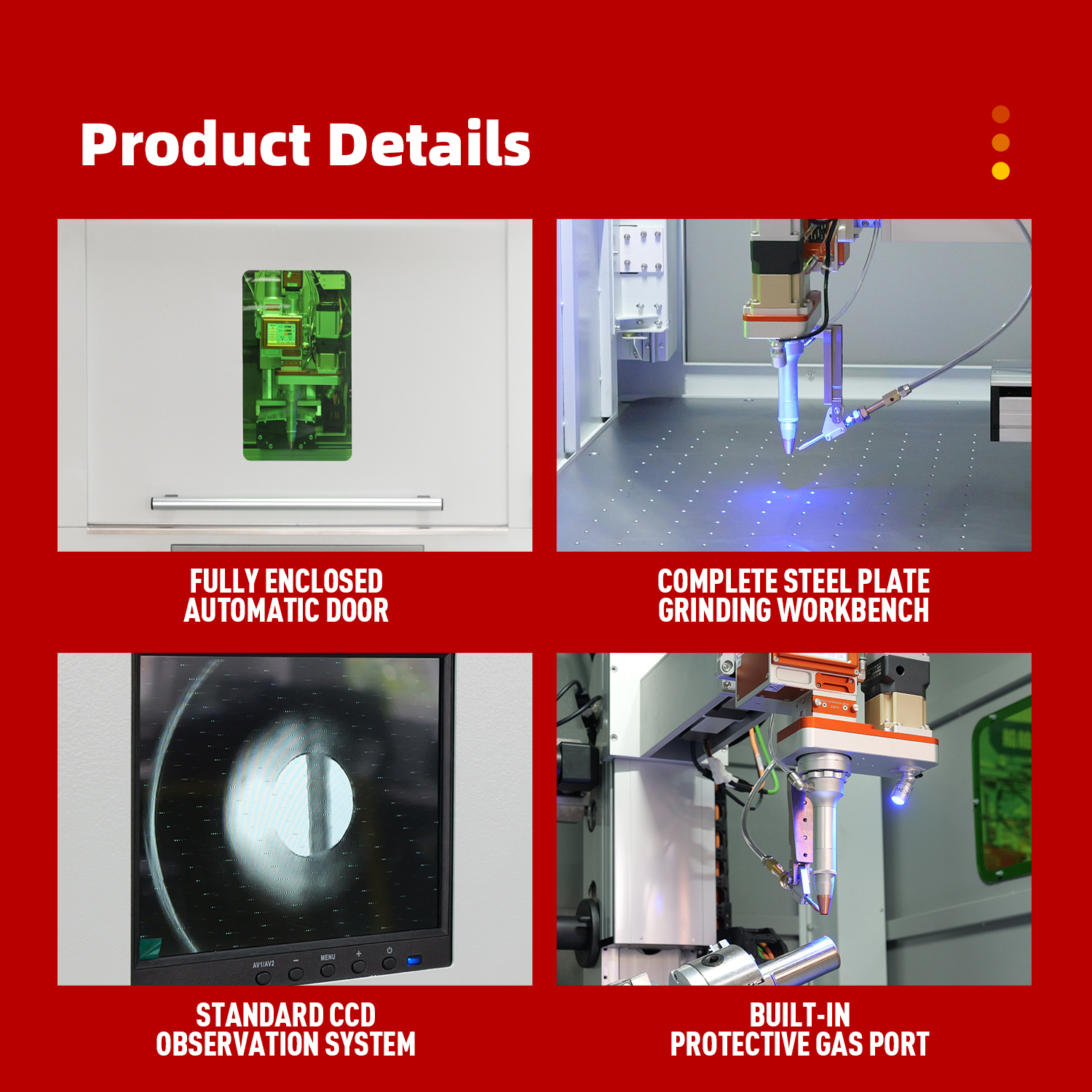 Soldadora láser automática de plataforma completamente cerrada, soldador láser de Metal inteligente, 1000W, 1500W, 2000W, 3000W