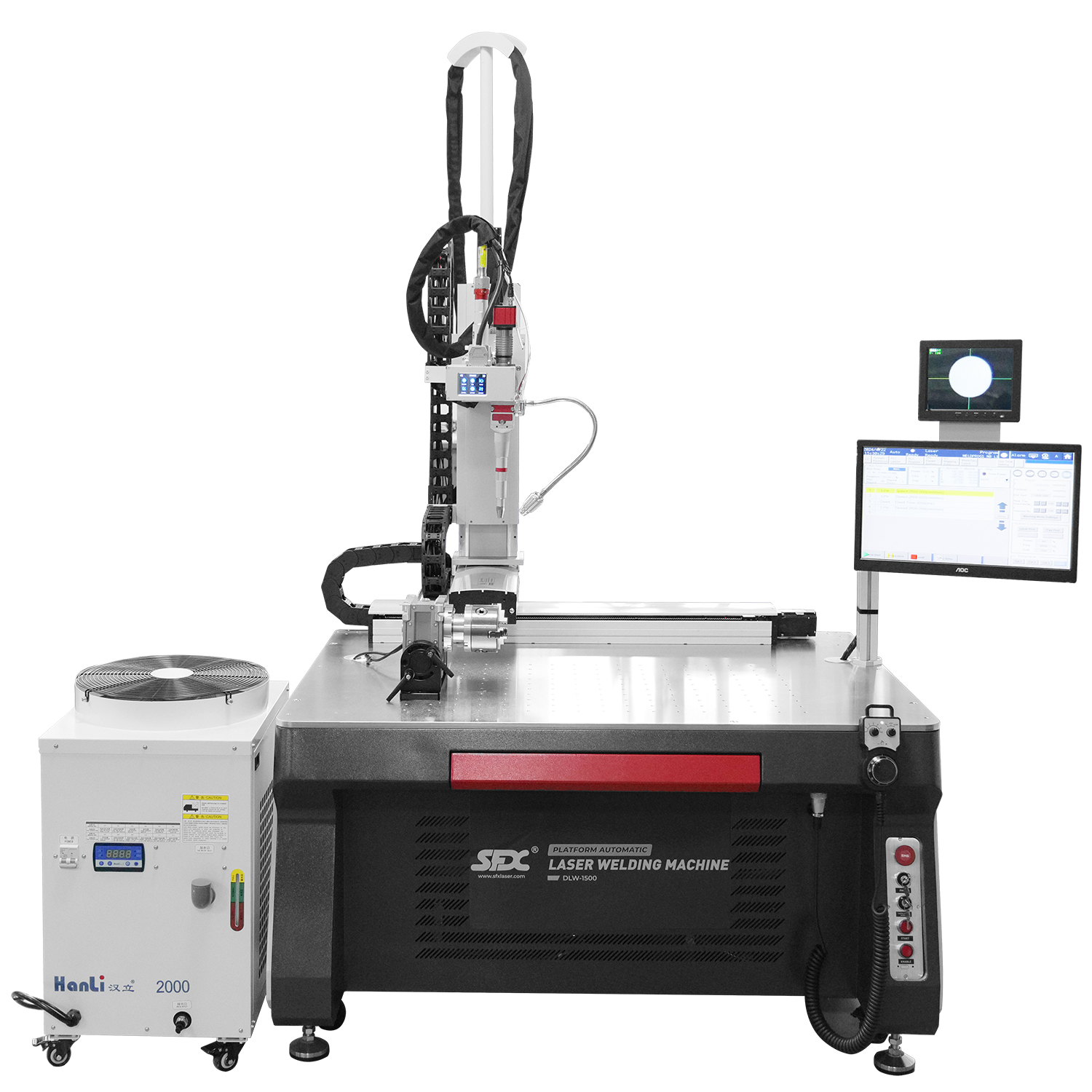 1000W 1500W 2000W 3000W Plattform Automatisches Laserschweißgerät Dünnes Metallplatten-Laserschweißgerät