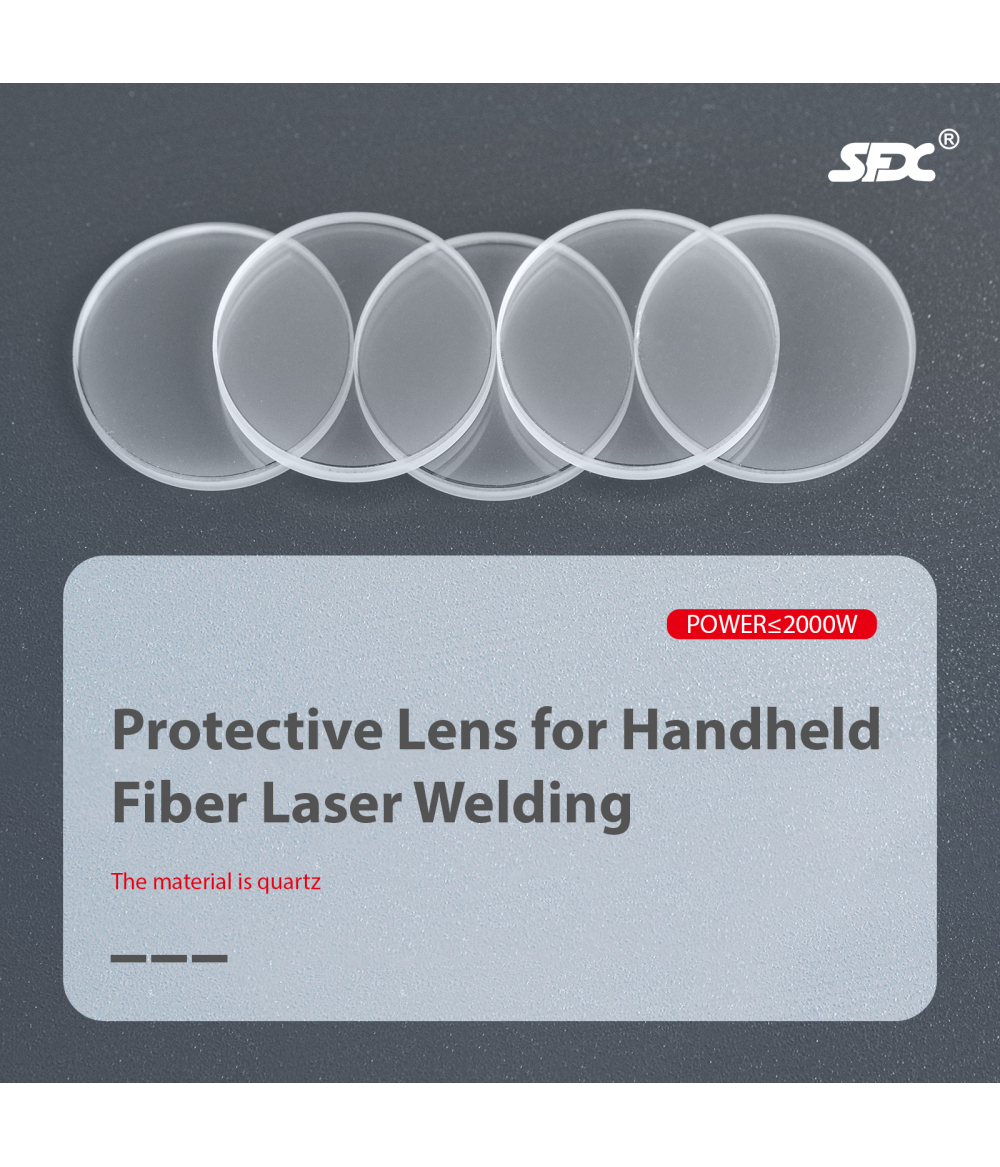 Lentille de protection pour soudeuse laser à fibre métallique pour machine de soudage laser portable