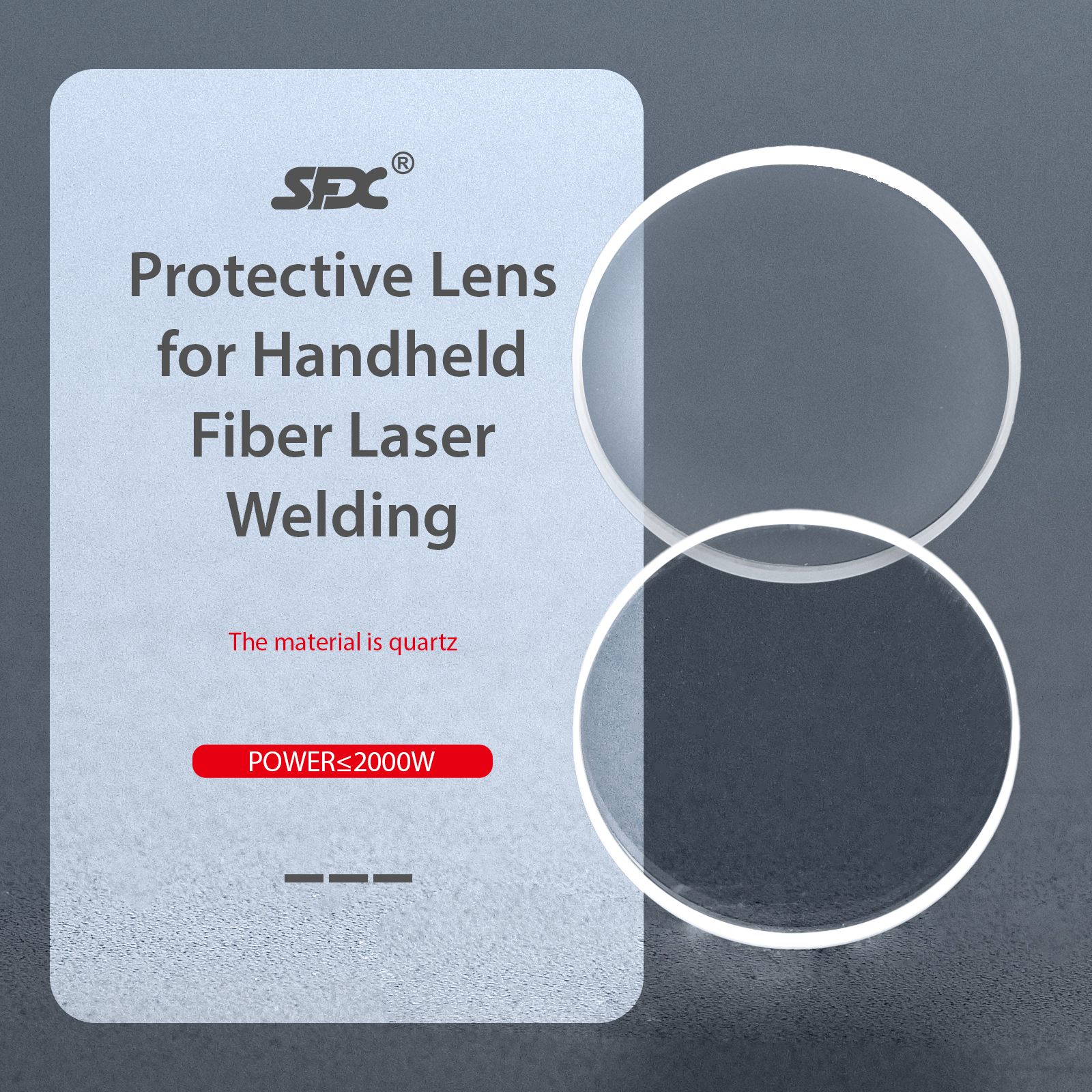 Schutzlinse für Handlaserschweißgerät Faser-Metall-Laserschweißgerät