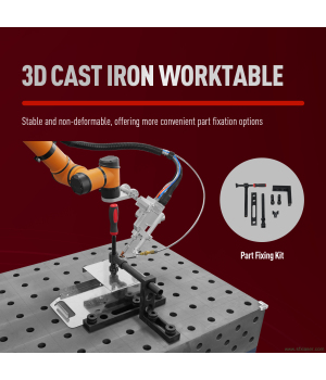 Poste de travail de soudage laser robotisé SFX 1500 W 2000 W 3000 W Machine de soudage automatique à six axes