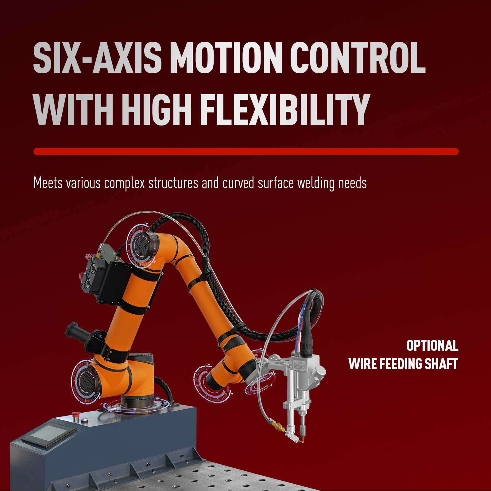 SFX 1500W 2000W 3000W Roboter-Laserschweißstation Sechsachsige automatische Schweißmaschine