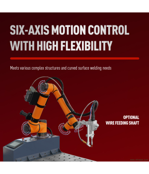 Poste de travail de soudage laser robotisé SFX 1500 W 2000 W 3000 W Machine de soudage automatique à six axes