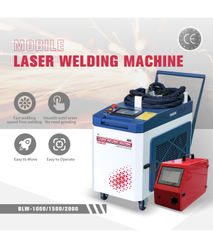 1500W 2000W 3000W Tragbare Laserschweißmaschine Mobile Faserlaser-Metallschweißmaschine