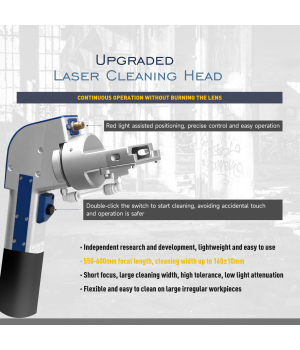 Machine de nettoyage Laser Mobile 1000W/1500W/2000W/3000W, refroidisseur d'eau intégré, nettoyeur Laser à Fiber continue, Stock américain