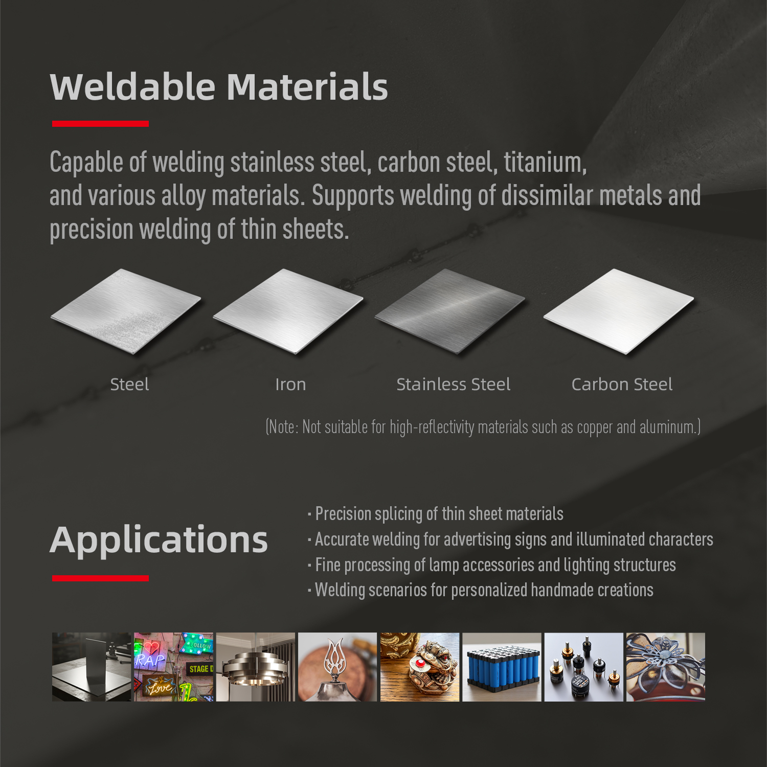 Soudeuse laser portable SFX 300W pour soudage de précision de plaques métalliques fines de 0.1 à 1.5 mm