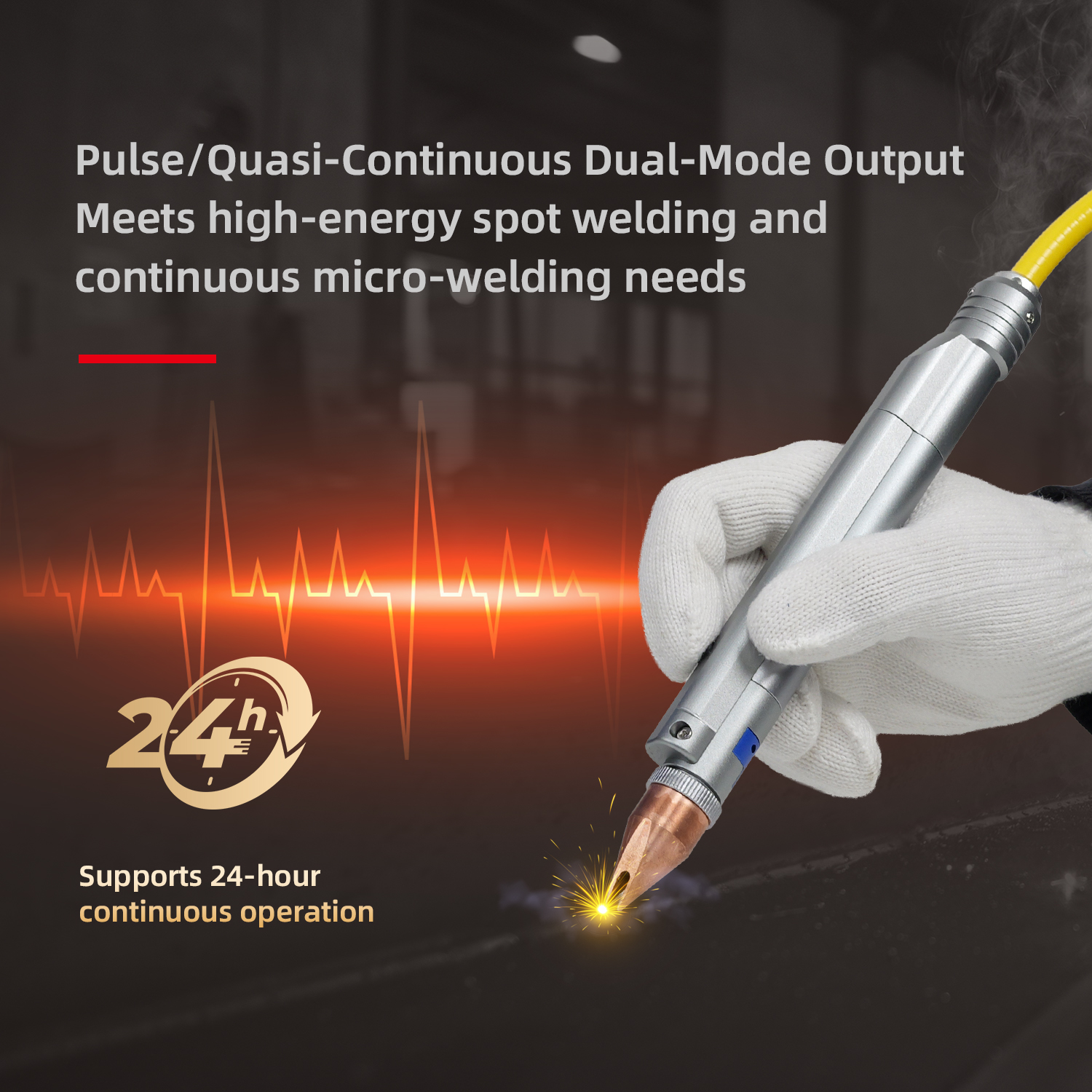 Soudeuse laser portable SFX 300W pour soudage de précision de plaques métalliques fines de 0.1 à 1.5 mm