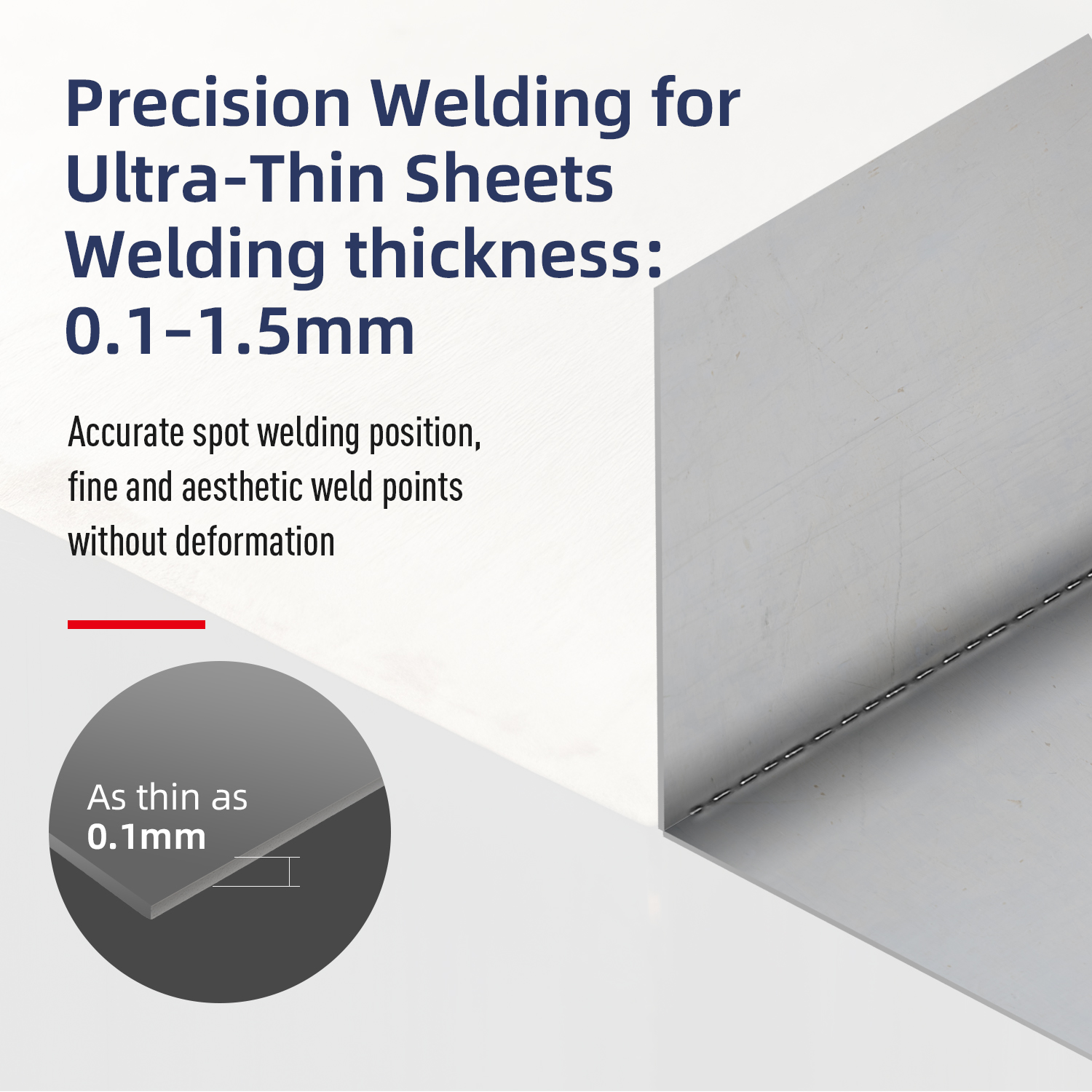 SFX 300W Portable Laser Spot Welder Precision 0.1-1.5mm Thin Metal Plate Welding Machine