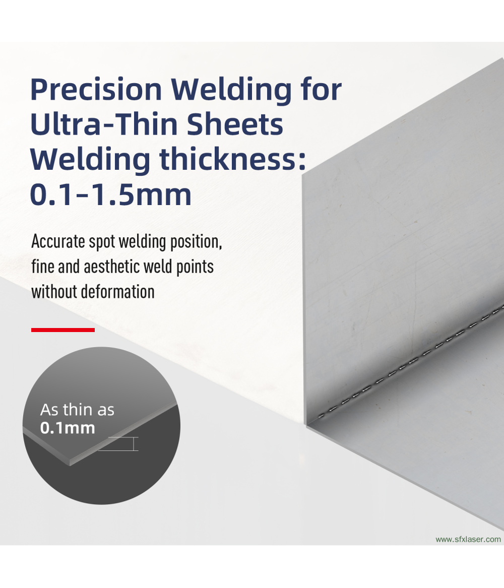 SFX 300W Portable Laser Spot Welder Precision 0.1-1.5mm Thin Metal Plate Welding Machine SFX 300W Portable Laser Spot Welder Precision 0.1-1.5mm Thin Metal Plate Welding Machine