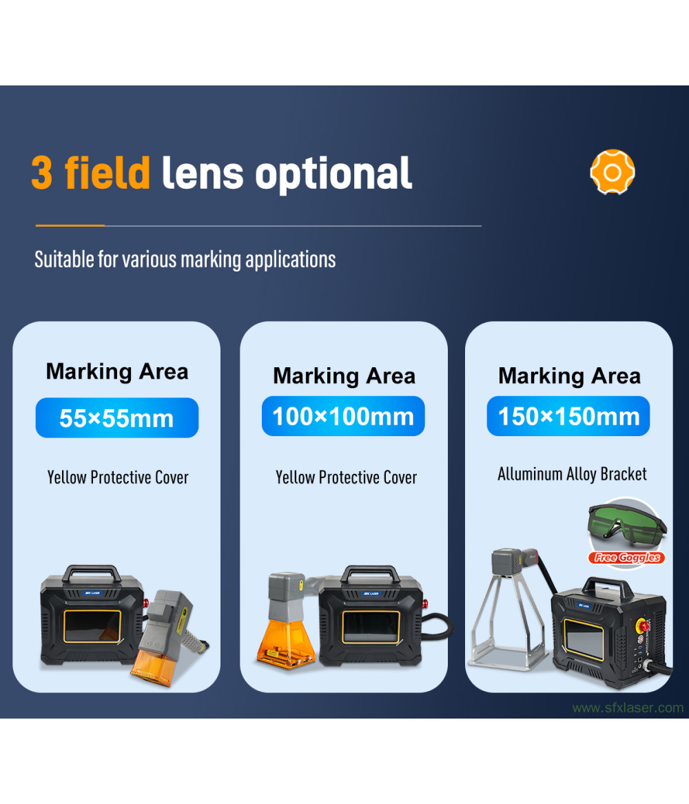 Machine de marquage laser portable SFX 60 W, graveur laser à fibre portable, marquage sur métaux et non-métaux Machine de marquage laser portable SFX 60 W, graveur laser à fibre portable, marquage sur métaux et non-métaux