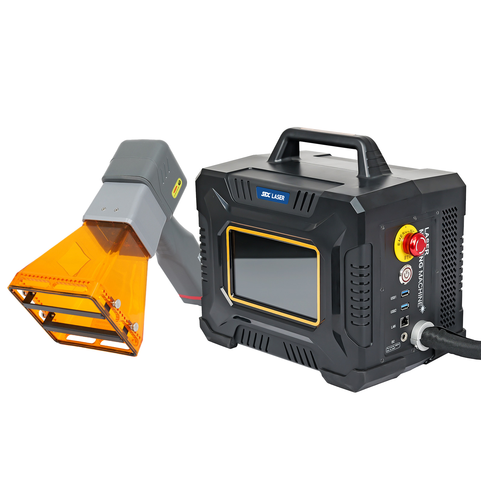 SFX 60W Tragbare Lasermarkierungsmaschine Handheld-Faserlasergravierer Metall- und Nichtmetallmarkierung