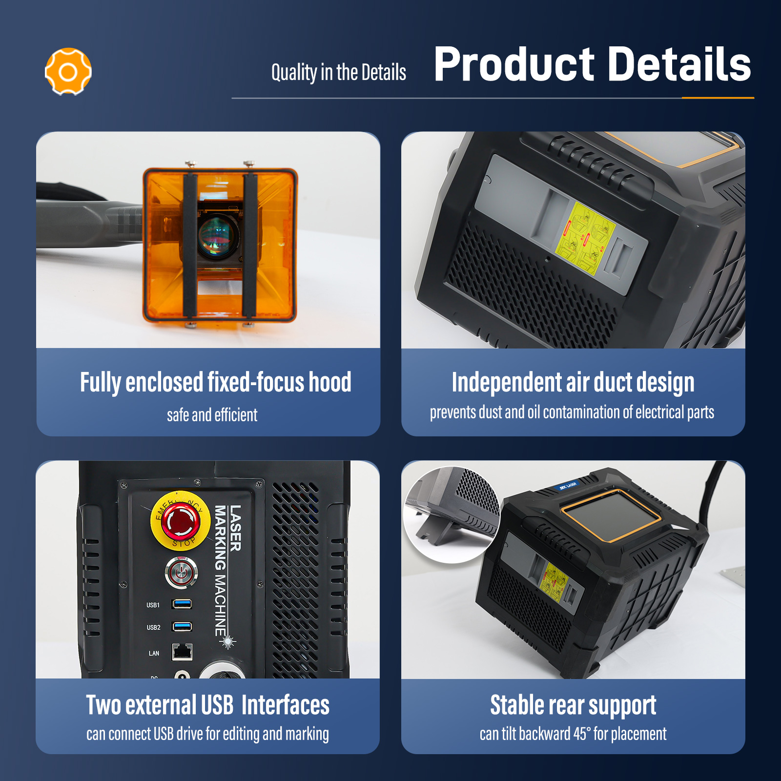 SFX 60W Tragbare Lasermarkierungsmaschine Handheld-Faserlasergravierer Metall- und Nichtmetallmarkierung