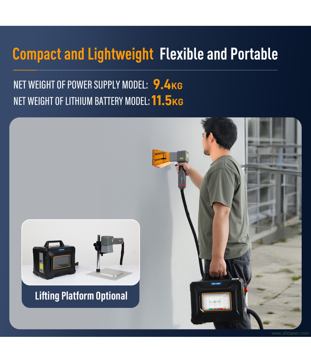 Machine de marquage laser portable SFX 60 W, graveur laser à fibre portable, marquage sur métaux et non-métaux Machine de marquage laser portable SFX 60 W, graveur laser à fibre portable, marquage sur métaux et non-métaux
