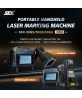 SFX Pro Version 20W 30W 50W Tragbares Handlaser-Markiergerät mit Abstandssensor oder elektromagnetischem SFX Pro Version 20W 30W 50W Tragbares Handlaser-Markiergerät mit Abstandssensor oder elektromagnetischem