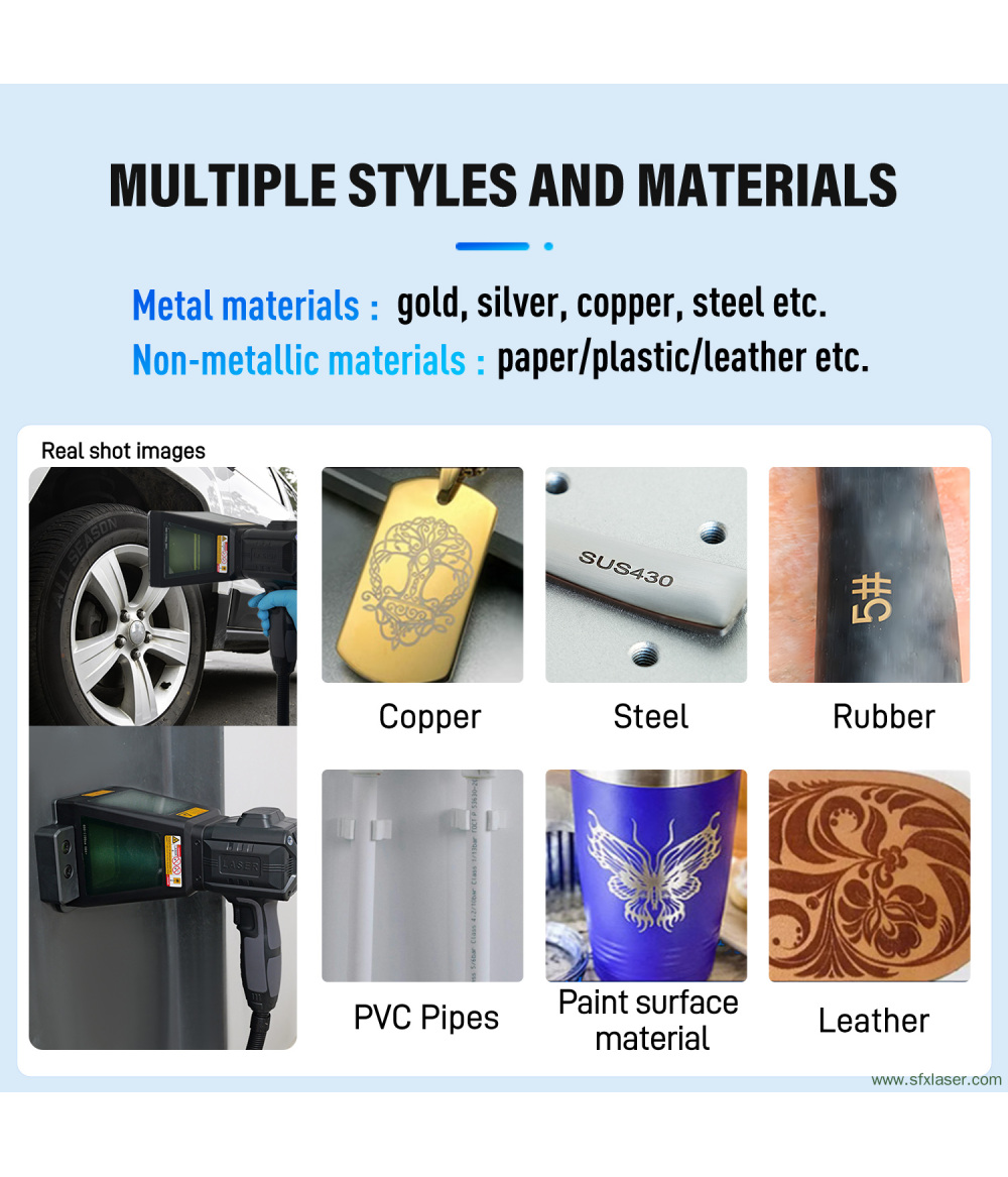 SFX Pro Version 20W 30W 50W Portable Handheld Laser Marking Machine with Distance Sensor or Electromagnetic SFX Pro Version 20W 30W 50W Portable Handheld Laser Marking Machine with Distance Sensor or Electromagnetic