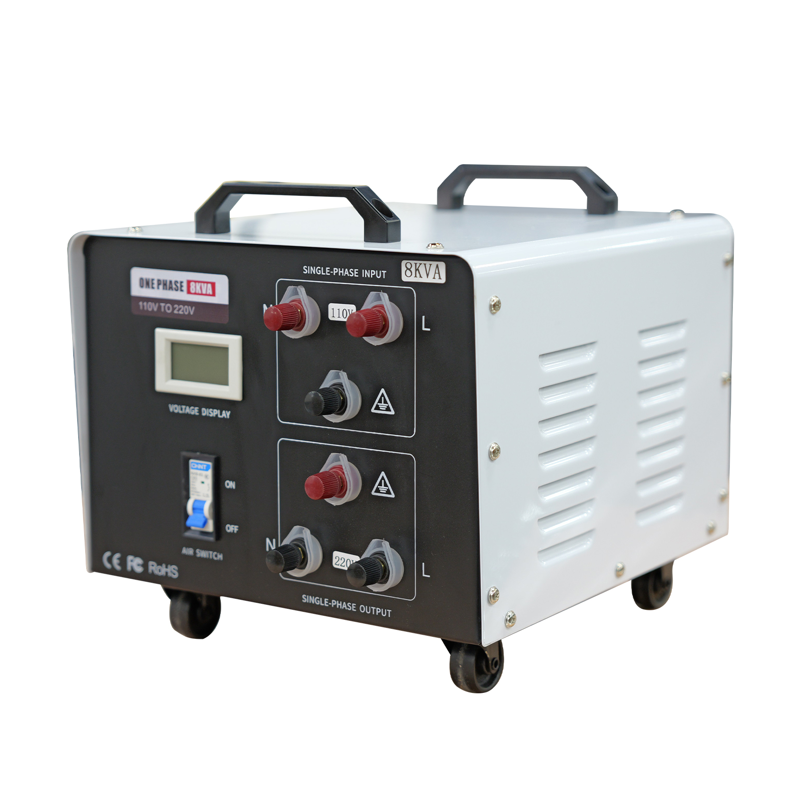 US Stock 90% New 8KW 1-phase 110V to 2200V Transformer