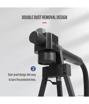 300W Trolleycase Pulse Laser Cleaning Machine with Self-propelled Device Fiber Laser Cleaner Floating Rust Paint Oil Plating Remover