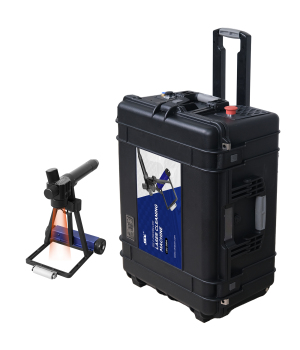 200 W selbstfahrende Pulslaser-Reinigungsmaschine Trolleycase-Faserlaserreiniger Schwimmender Rost-, Lack- und Ölbeschichtungsentferner