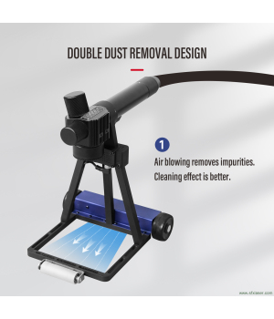 300W Trolleycase Pulse Laser Cleaning Machine with Self-propelled Device Fiber Laser Cleaner Floating Rust Paint Oil Plating Remover