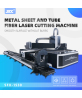 Machine de découpe laser à fibre et tôle SFX 2000W 3000W 6000W 1530