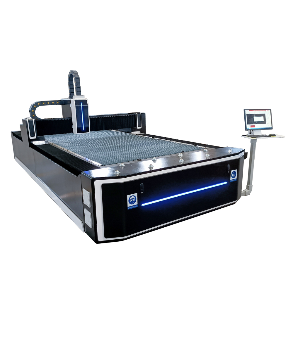 SFX-1325 1000W 1500W 2000W Machine de découpe laser à fibre de tôle Cutter laser en métal 1300 * 2500mm Workbed