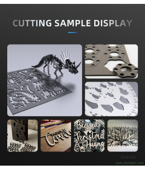 SFX-1325 1000W 1500W 2000W Máquina de corte por láser de fibra de chapa de metal Cortador por láser de metal 1300 * 2500mm Workbed