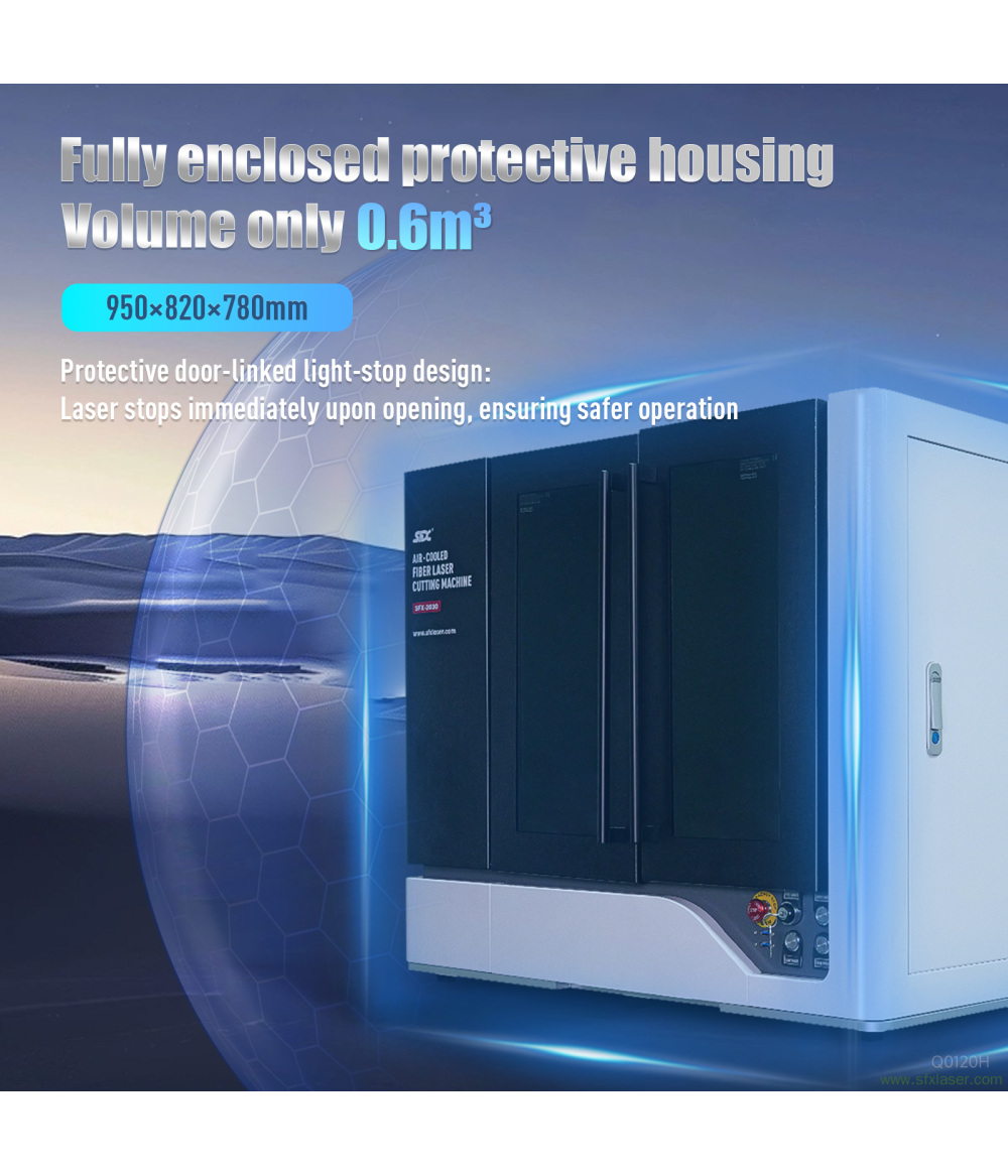 SFX-2030 Air-Cooled Fiber Laser Cutting Machine for Precision Metal Cutting SFX-2030 Air-Cooled Fiber Laser Cutting Machine for Precision Metal Cutting