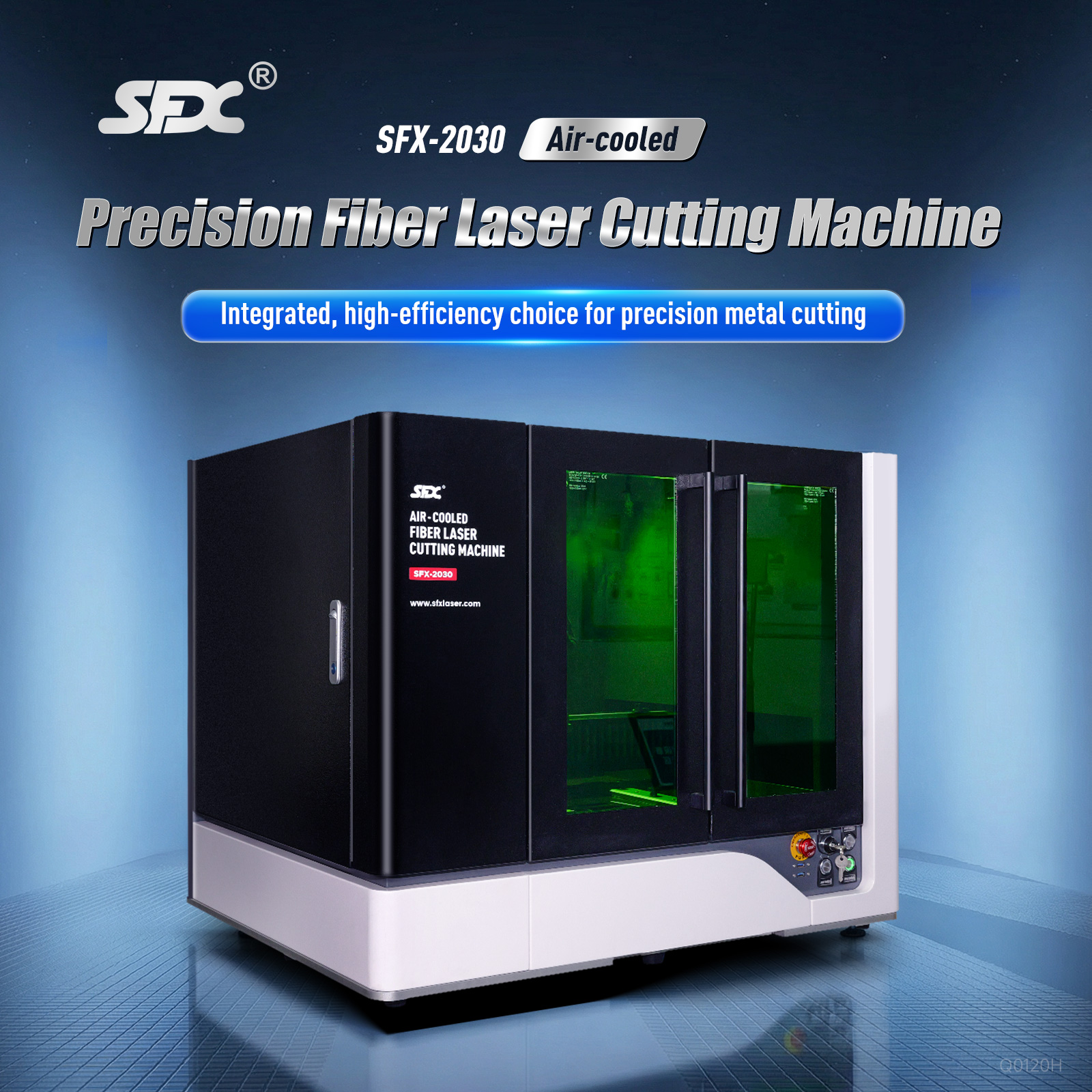 SFX-2030 Air-Cooled Fiber Laser Cutting Machine for Precision Metal Cutting