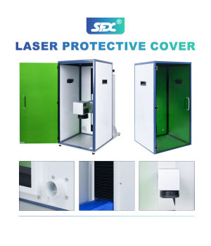 SFX-Gehäuse Laser-Schutzabdeckung für geteilten Faserlasergravierer UV-Lasergravierer