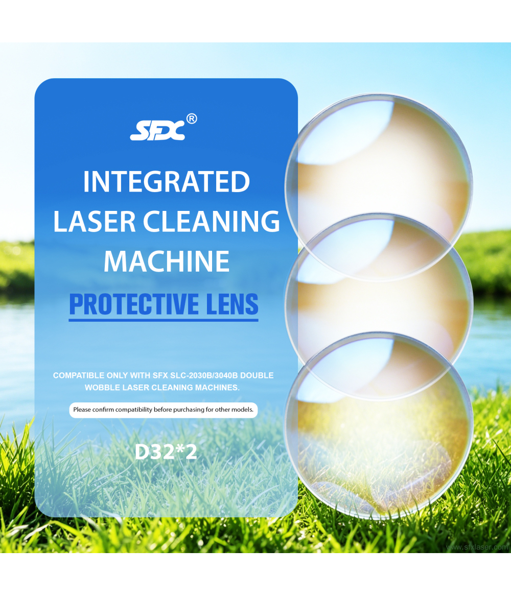 D32*2 SLC-2030B SLC-3040B Double Wobble Laser Cleaning Machine Protective Lens D32*2 SLC-2030B SLC-3040B Double Wobble Laser Cleaning Machine Protective Lens