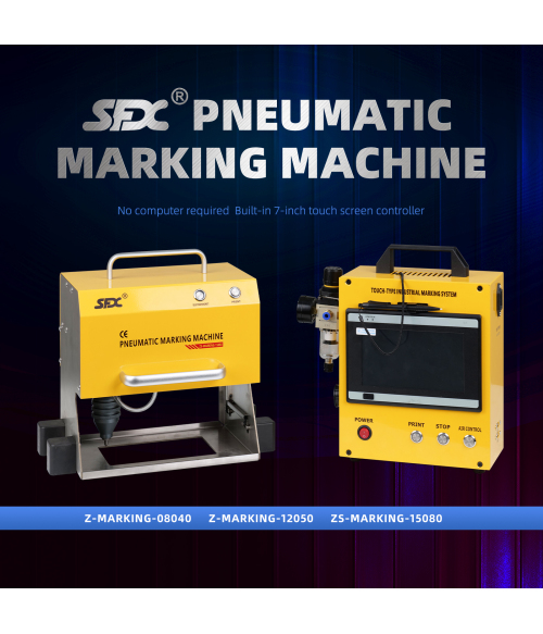 US Stock Portable Pneumatic Dot Peen Marking Machine Metal Engraving Machine Chassis Number VIN Code Marking Machine