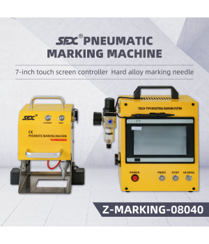US Stock Portable Pneumatique Dot Peen Marquage Machine Métal Machine De Gravure Châssis Numéro VIN Code Marquage Machine
