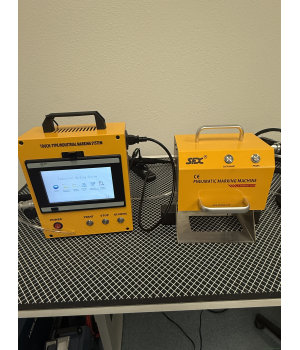 US-Lager, gebrauchte tragbare pneumatische Nadelpräger, Metallgravurmaschine, Fahrgestellnummer, VIN-Code-Markierungsmaschine