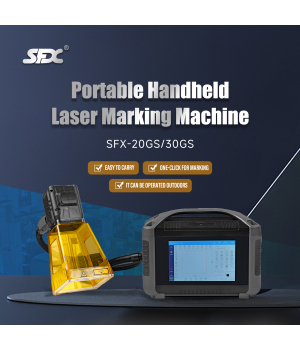 SFX 20W 30W Портативная ручная машина для лазерной маркировки