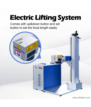 Auto Focus 20W/30W/60W/80W/100W YDFLP-M7-M-R JPT MOPA M7 Fiber Laser Engraver Metal Laser Marking Machine