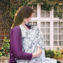 customize baby breastfeeding nursing cover organic cotton scarf wholesale multi use
