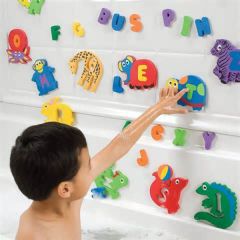 El baño de la espuma del número de la letra educativa de la impresión personalizada juega las letras a los juguetes del baño de las niñas pequeñas