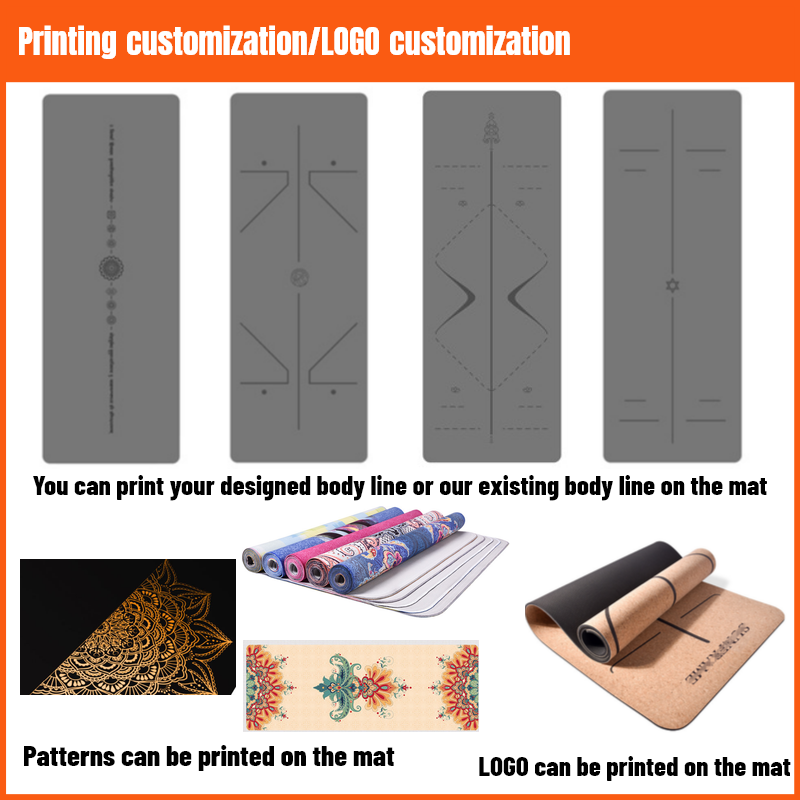 Customized wholesale high quality organic yoga mat cleaner suede yoga mat