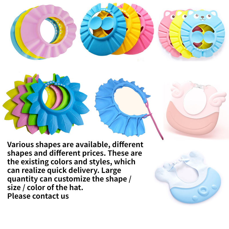 Non toxic EVA foam baby shower cap baby bathing cap
