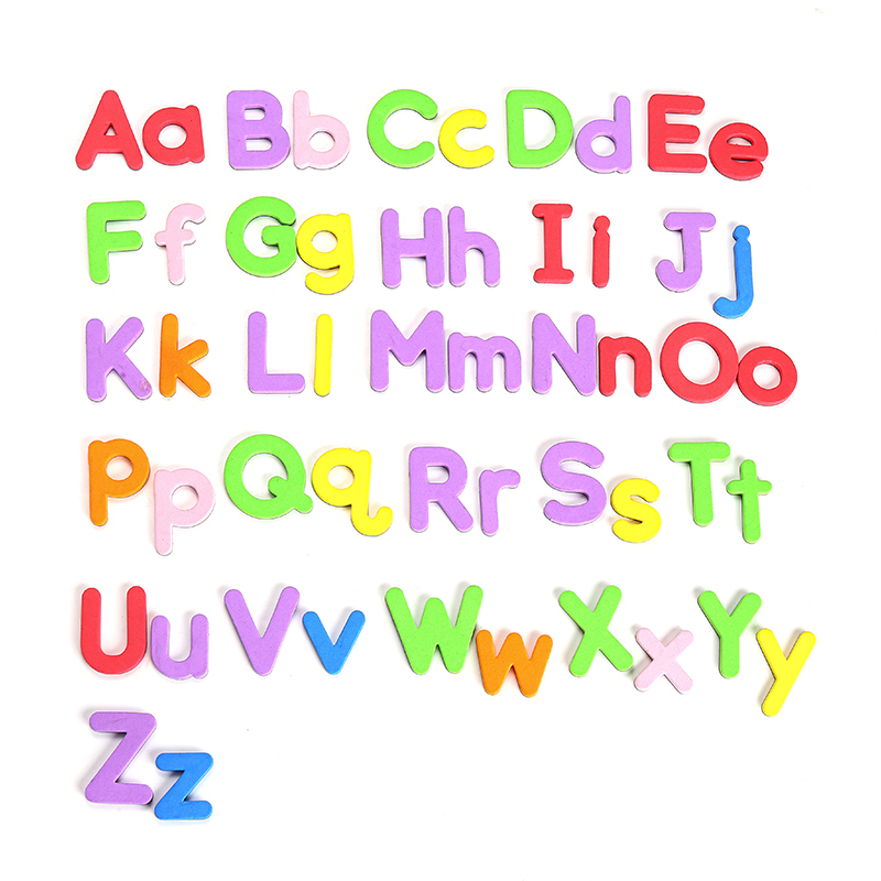 Magnetic multicolor alphabet toy set painting tool whiteboard can be customized