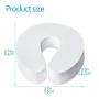 White color plain U/C shape EVA foam Baby door stopper