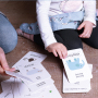 Wholesale custom logo printing kids learning flash card