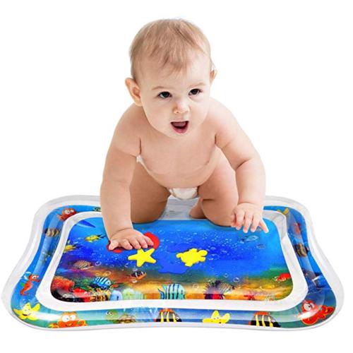 Kids floating baby tummy time water play mat floating inflatable baby water mat