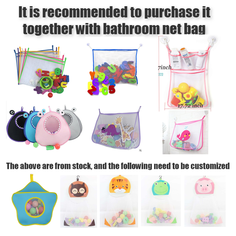 Hot sale baby bath toy mesh storage organizer toy storage bag play mat toy storage bag