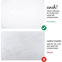 Изготовленный на заказ мягкий лист белой доски с магнитным стиранием для сухого стирания для кухонного холодильника